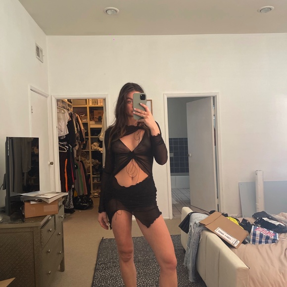 SHEER FESTIVAL DRESS - Picture 3 of 4